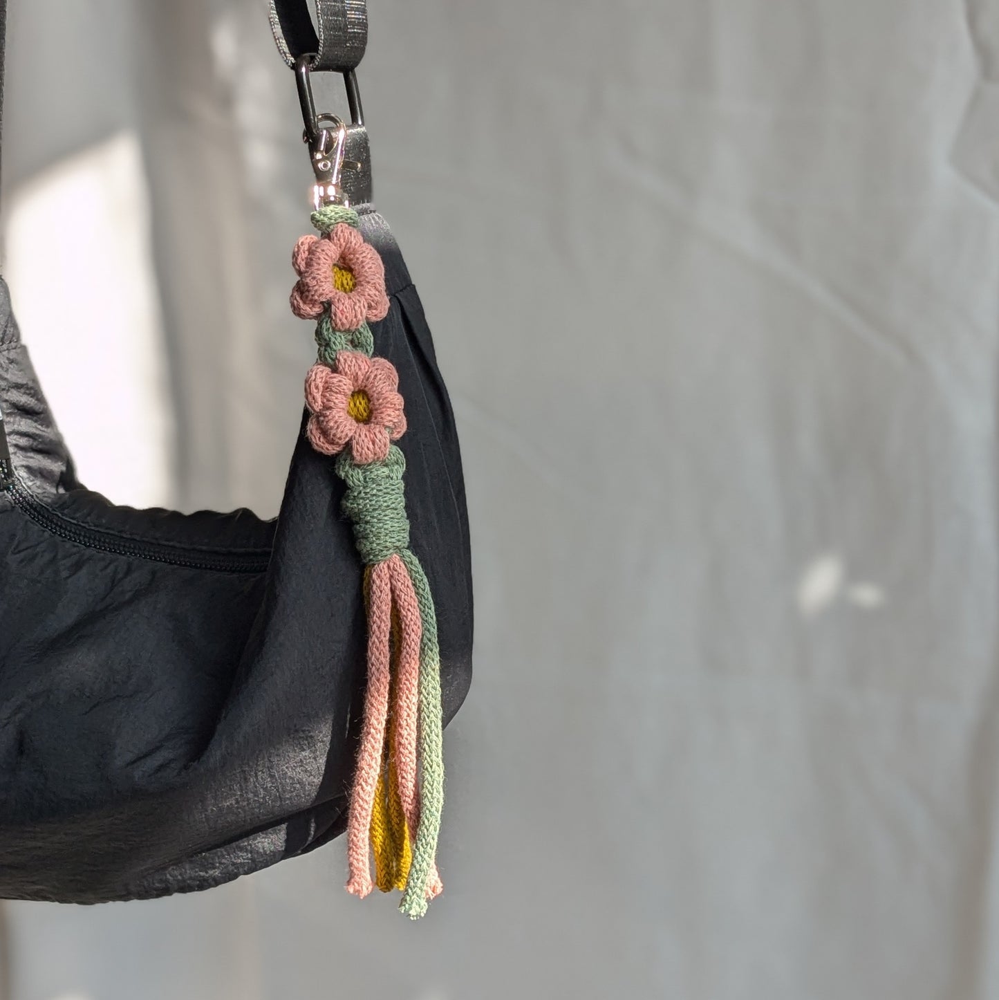 Flower Power Bag Charm