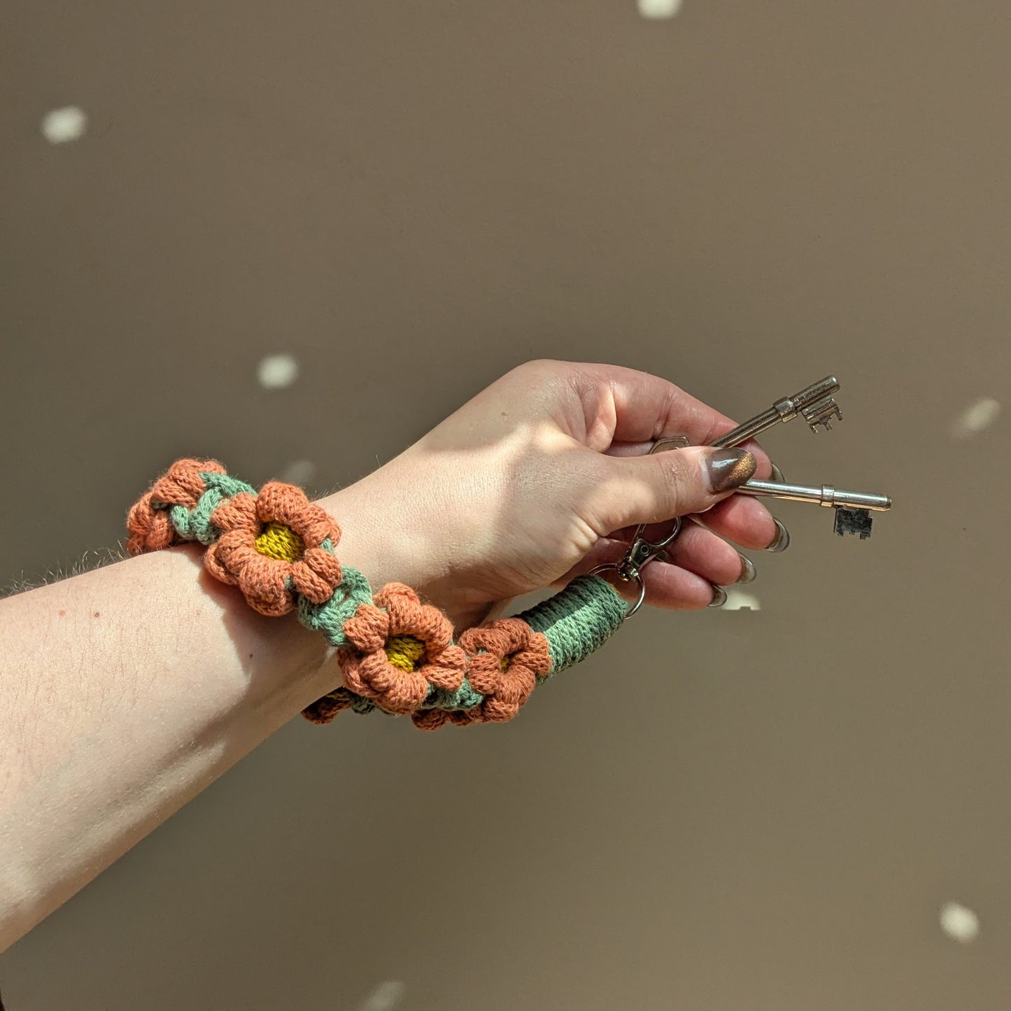 Flower Power Wristlet