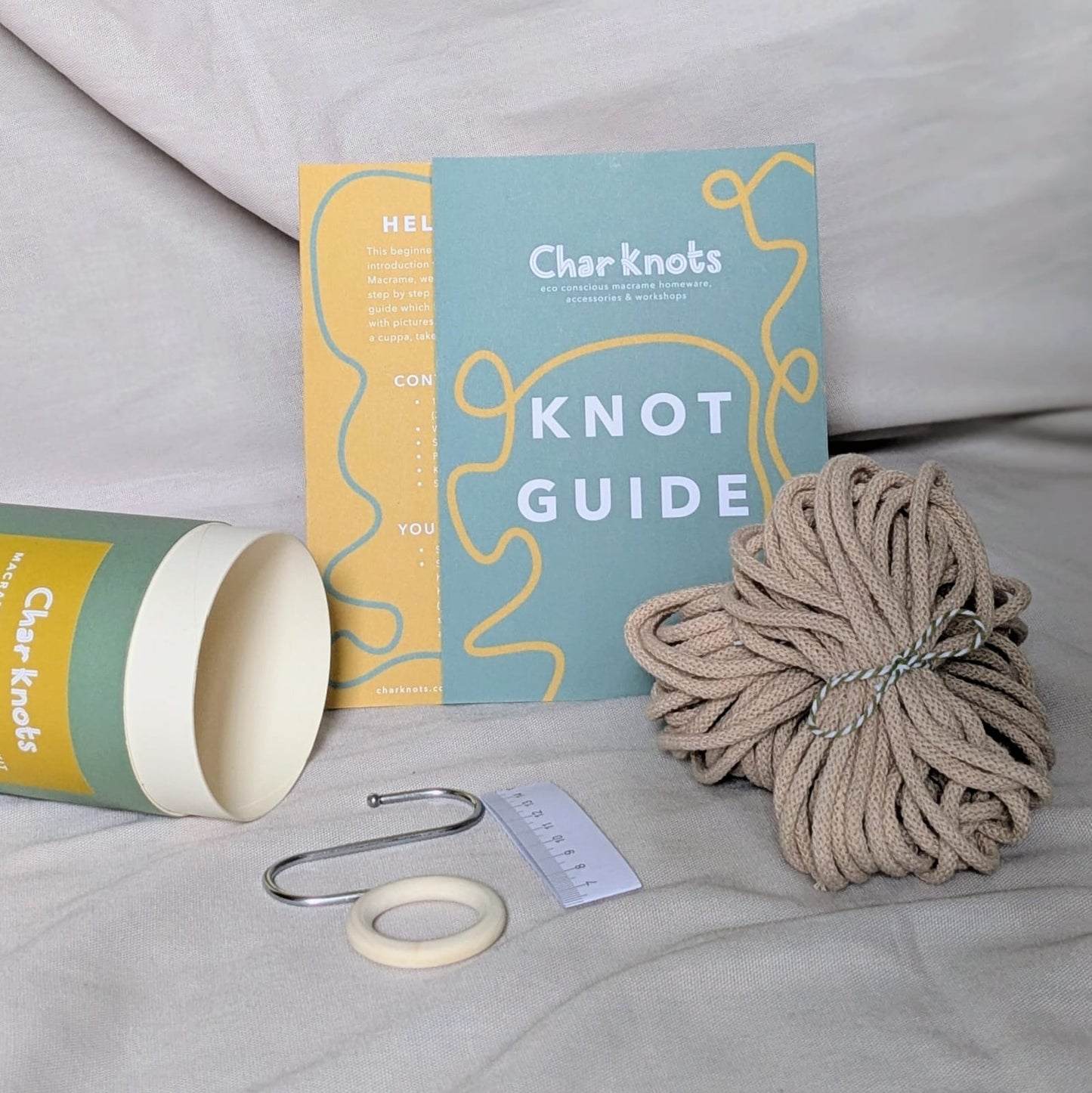 Macrame Plant Hanger Kit - Beginner Friendly