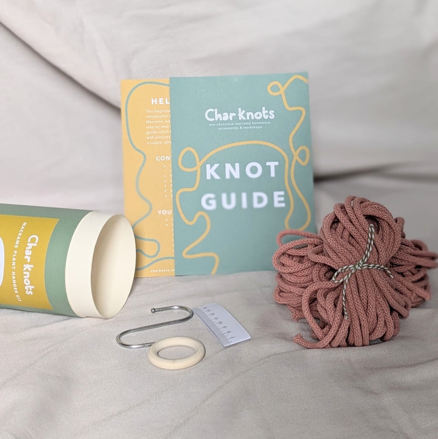 Macrame Plant Hanger Kit - Beginner Friendly