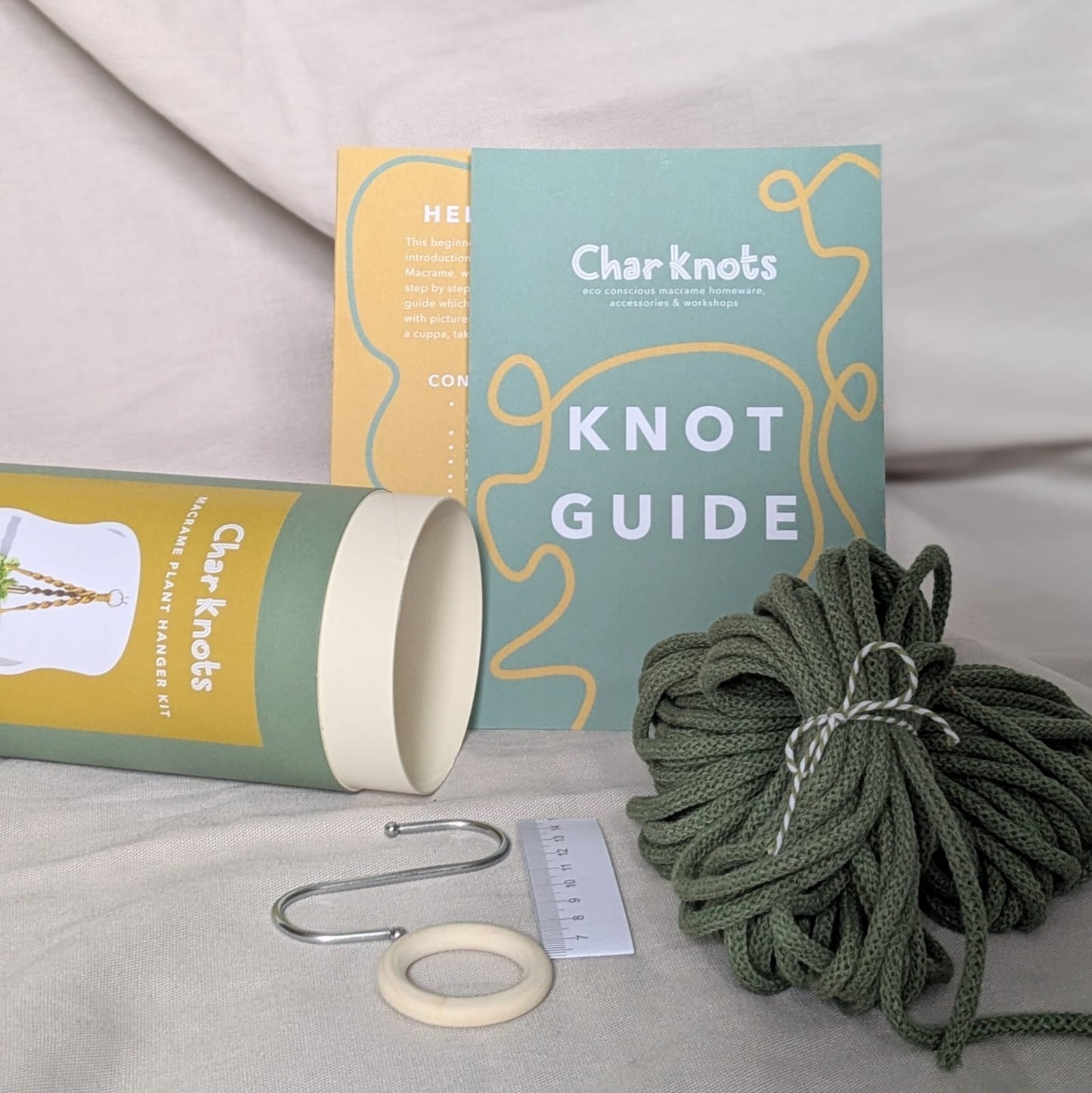 Macrame Plant Hanger Kit - Beginner Friendly