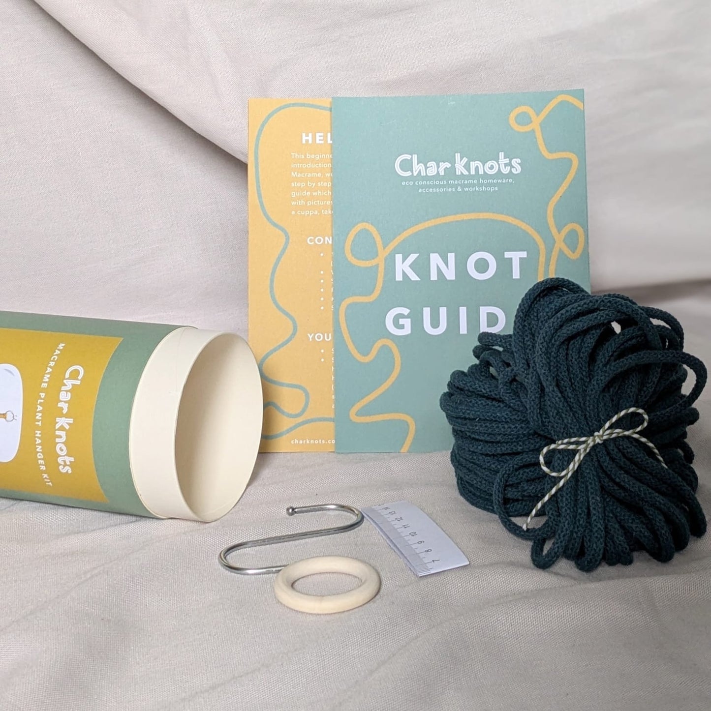 Macrame Plant Hanger Kit - Beginner Friendly