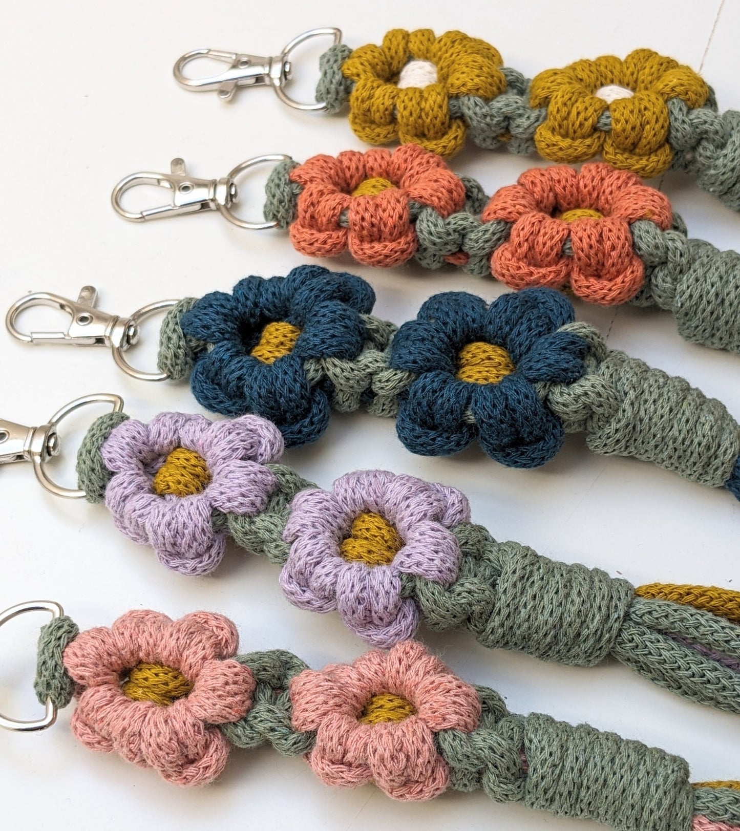 Flower Power Bag Charm