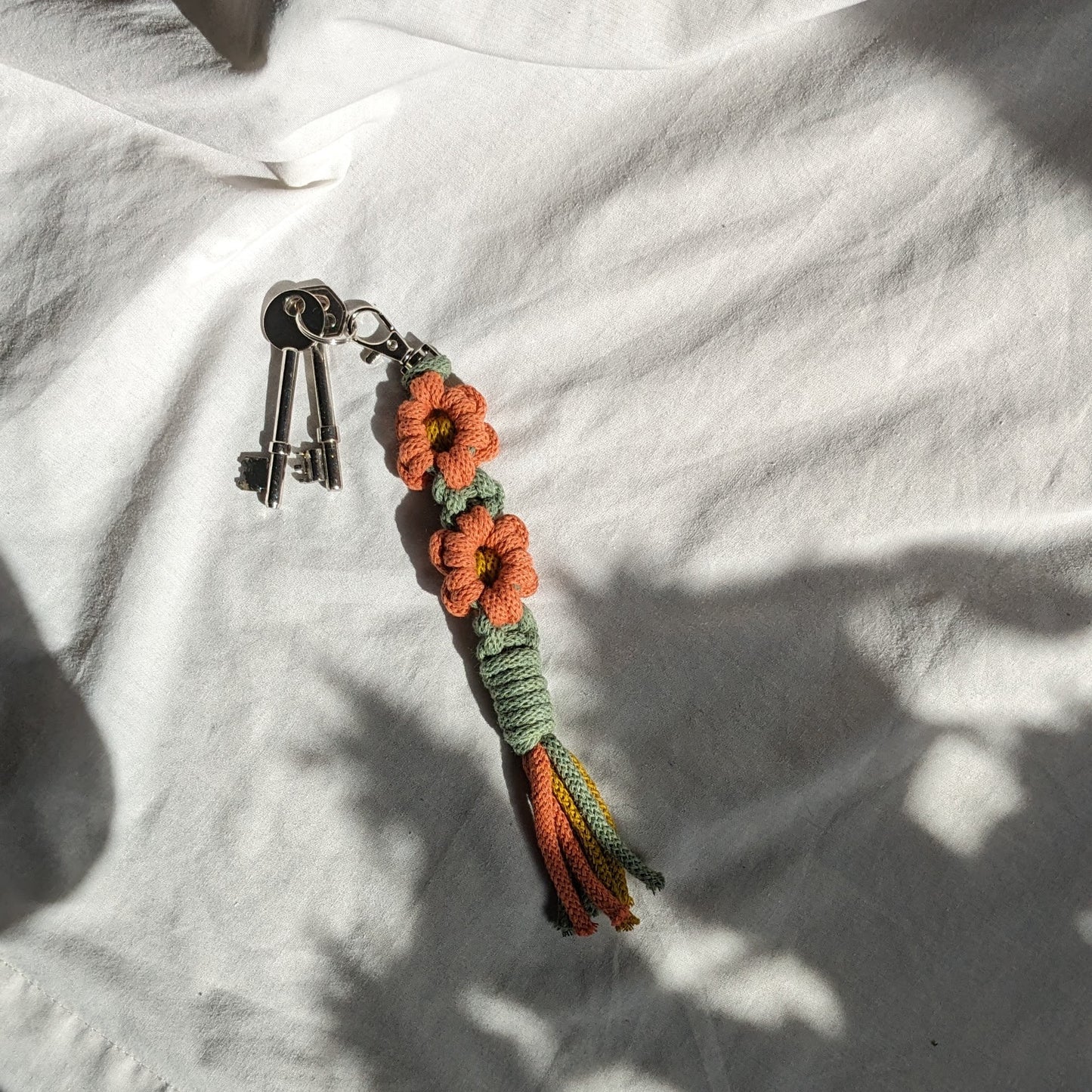 Flower Power Bag Charm
