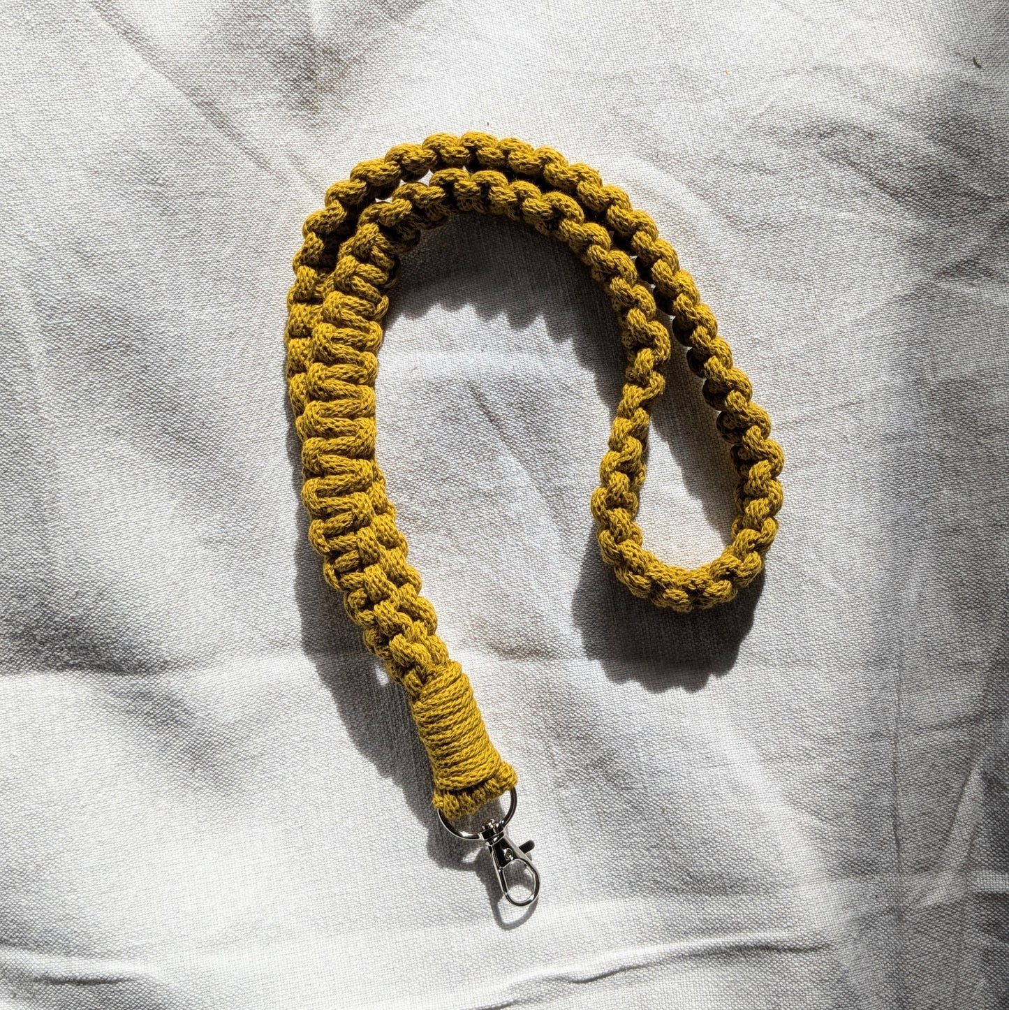 Macrame lanyard handmade in Sheffield by CharKnots