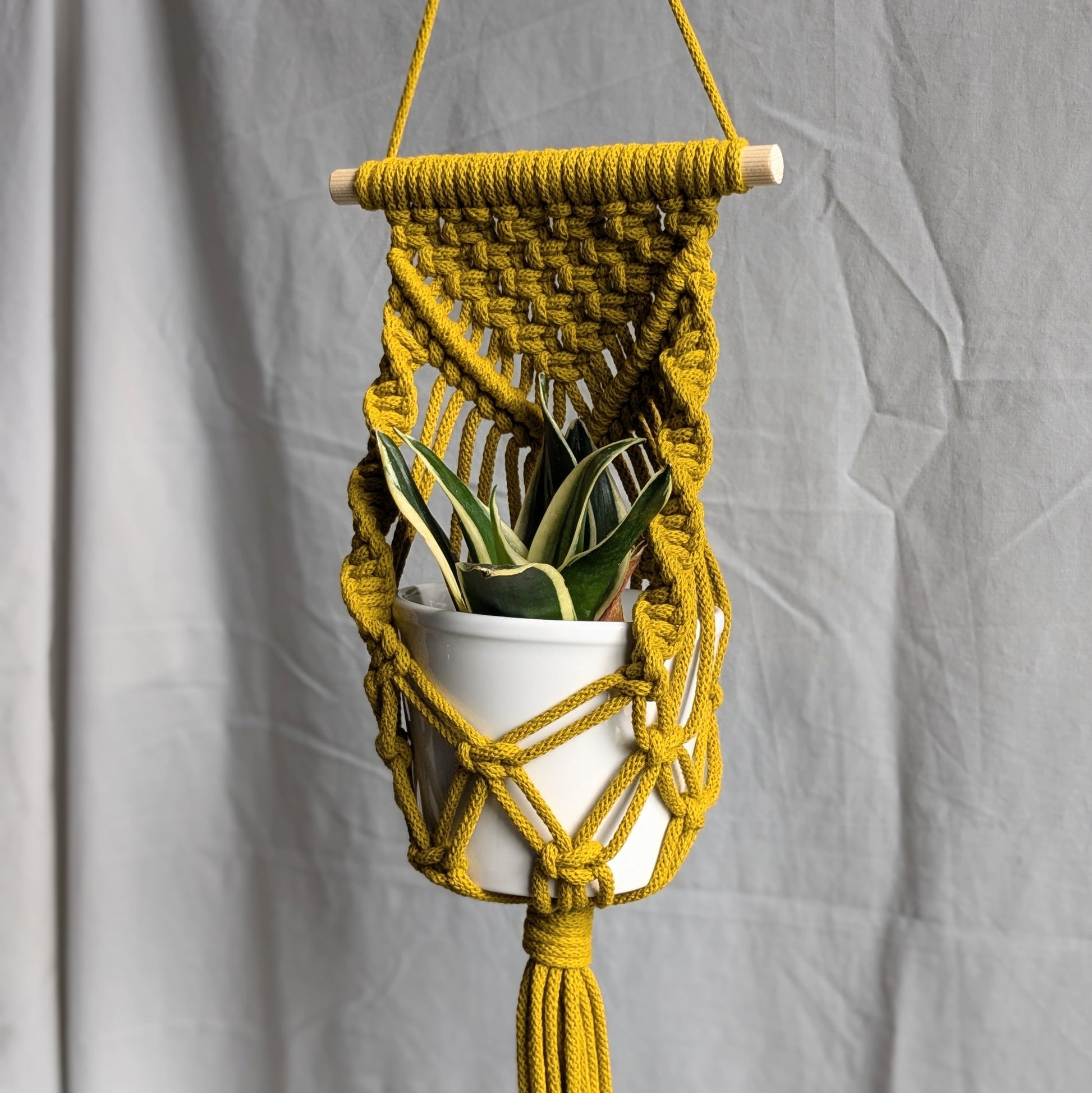 macrame wall hanging planter Macrame Wall Planter | Handmade in Sheffield