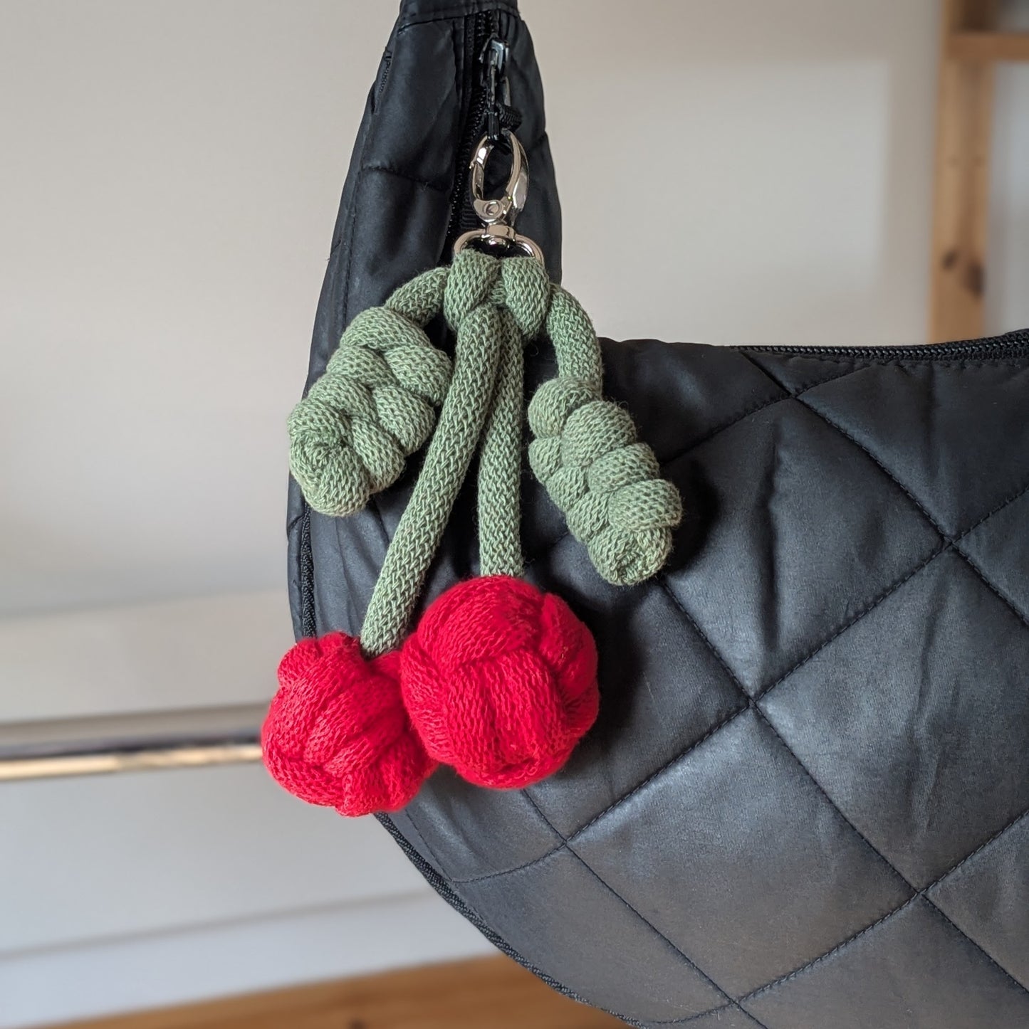 Cherry Bag Charm