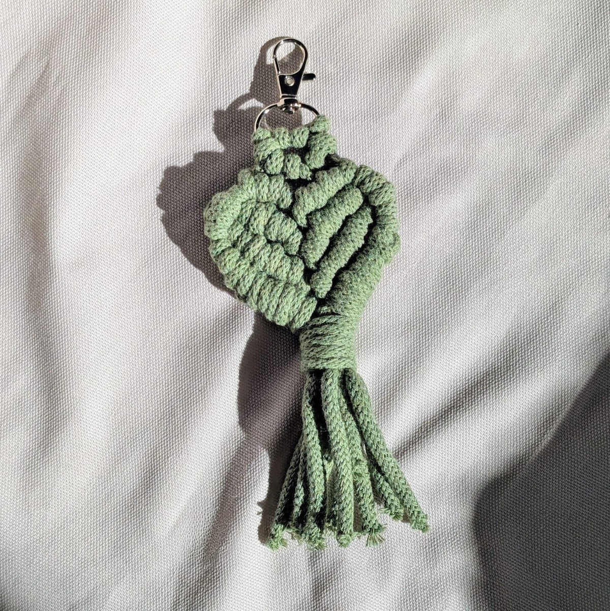 Macrame Heart Bag Charm | Super Seconds Festival