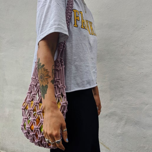 Macrame Market Bag | Super Seconds Festival