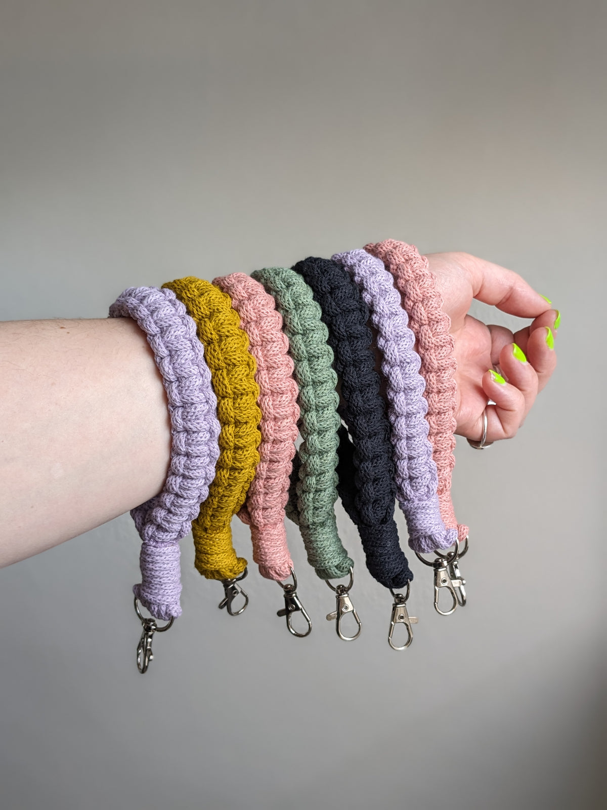Macrame Wristlet Keychain | Super Seconds Festival
